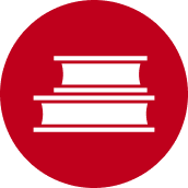 White books logo in red circle